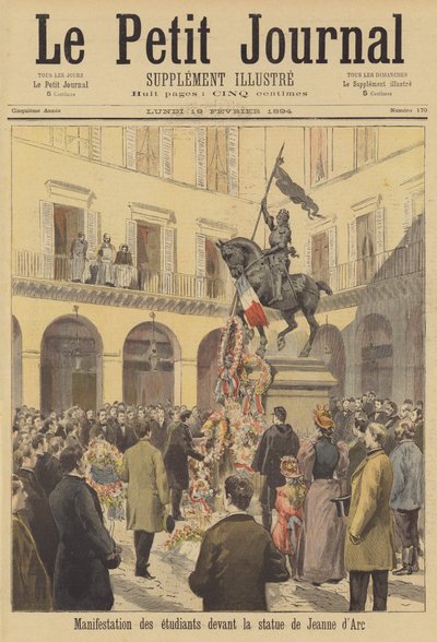 Manifestation des étudiants catholiques français en l